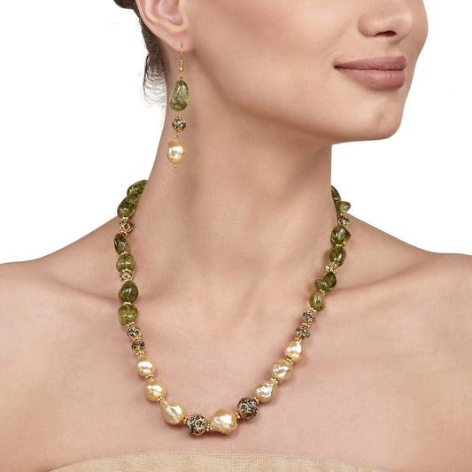 PARIDOT BAROQUE PEARL SET