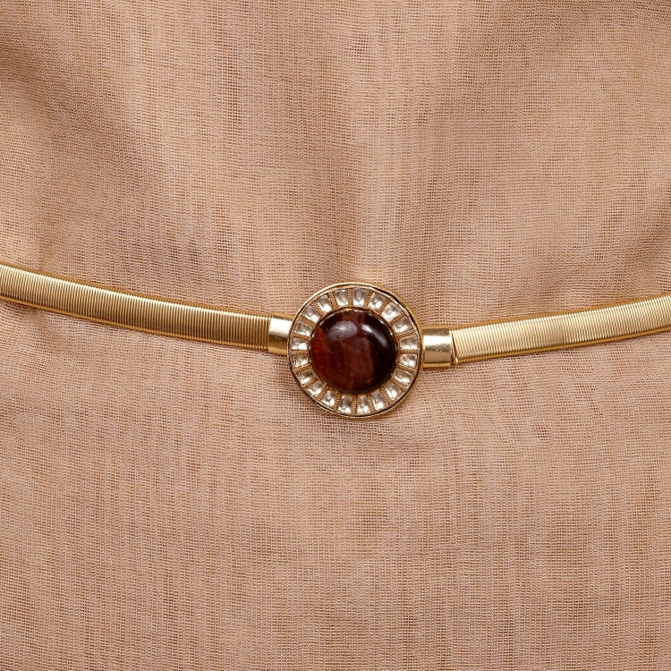 KUNDAN TIGER EYE BELT