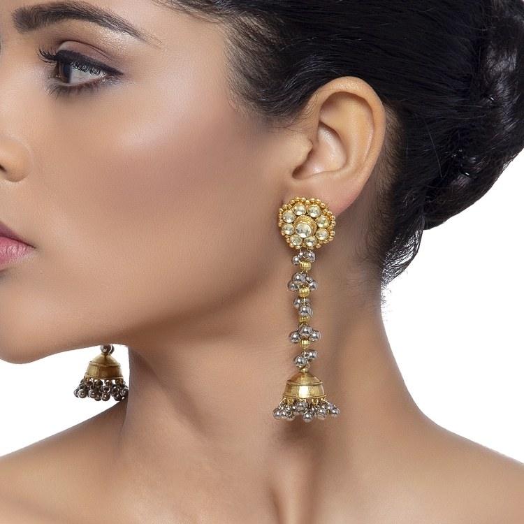 LONG KUNDAN GHUNGROO JHUMKI