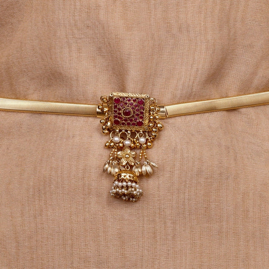 RUBY PEARL GOLDEN BELT