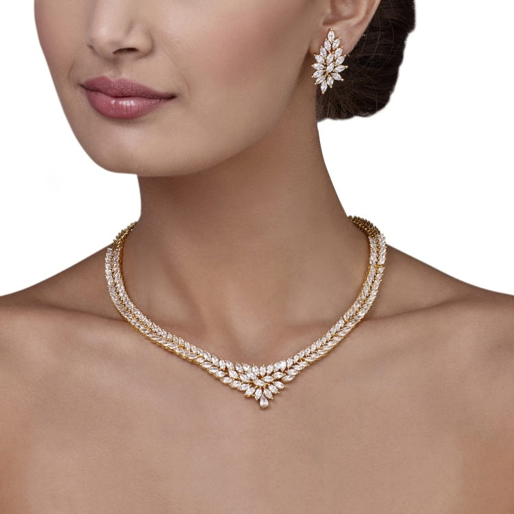 STUDDED ZIRCON ROUND SET