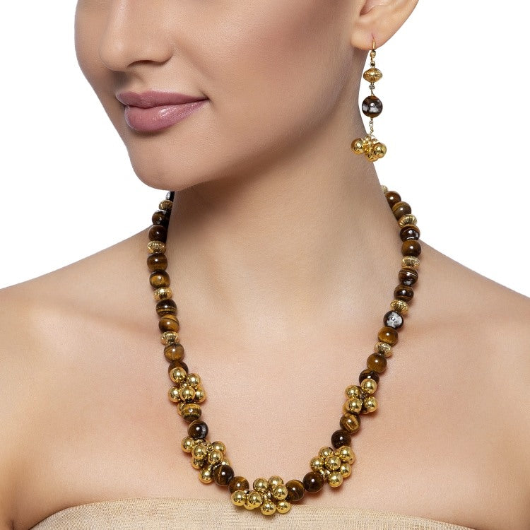 GOLDEN CAT EYE GHUNGROO SET