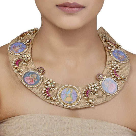 Kundan Miniature Statement Necklace
