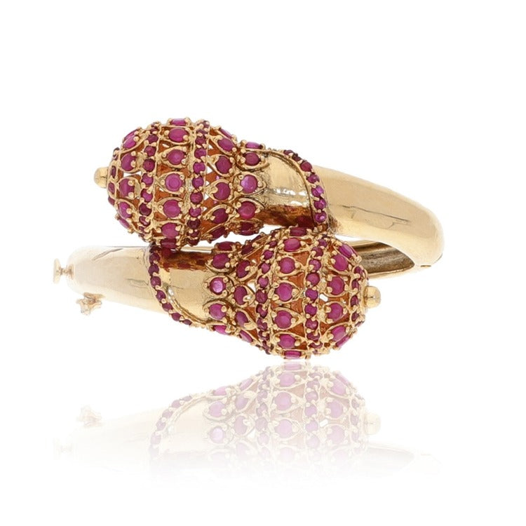 VICTORIAN RUBY BANGLE