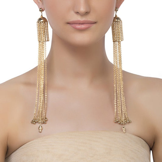 TASSEL SHOULDER DUSTER EARRINGS