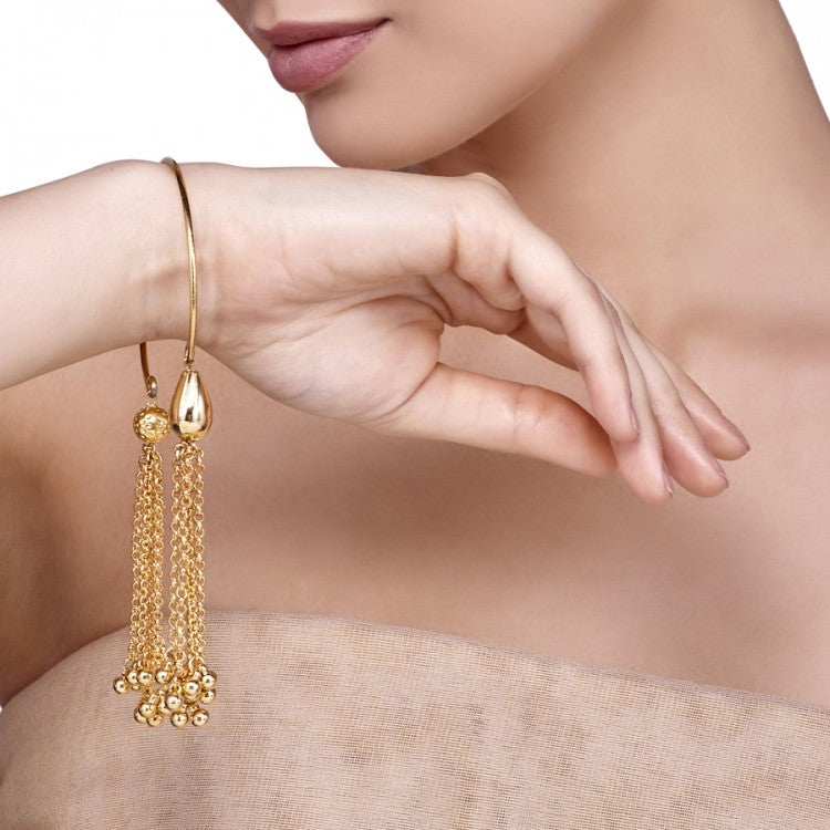 Golden Ghungroo Twist Bangle