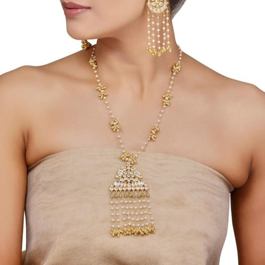 Kundan Gold Tasseled Set