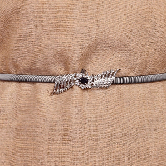 ZIRCON BLUE ONYX BELT