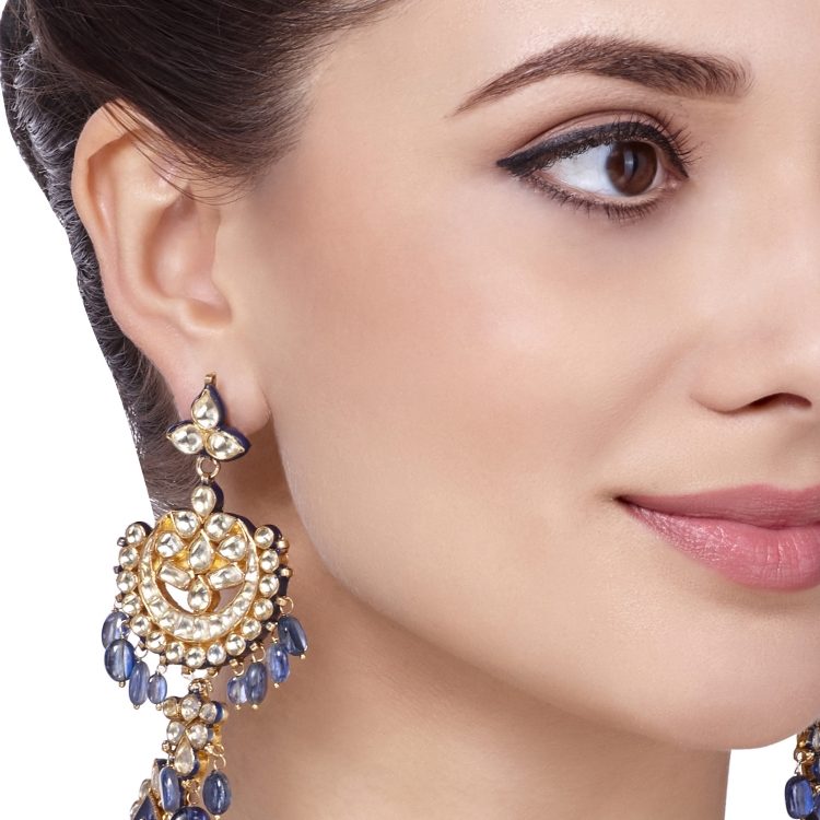 KUNDAN IOLITE ROUND SET