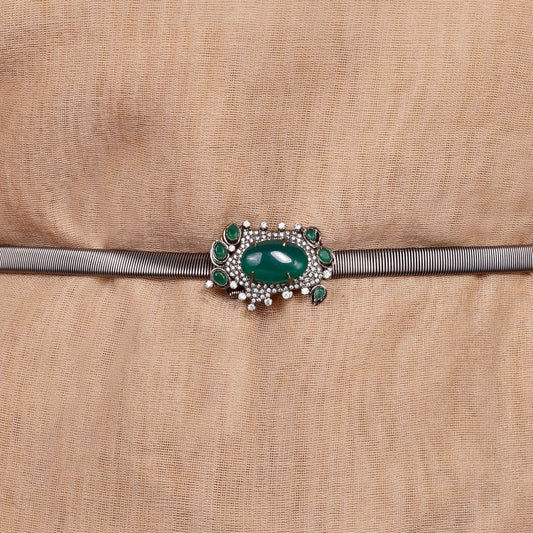 ZIRCON GREEN ONYX BELT