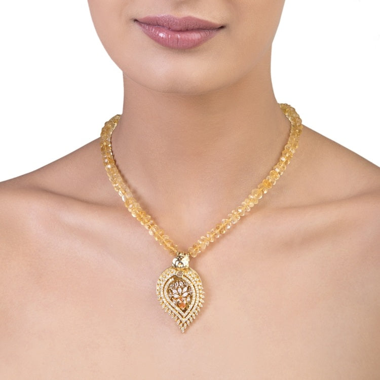 FINE CITRINE MARKIS NECKLACE