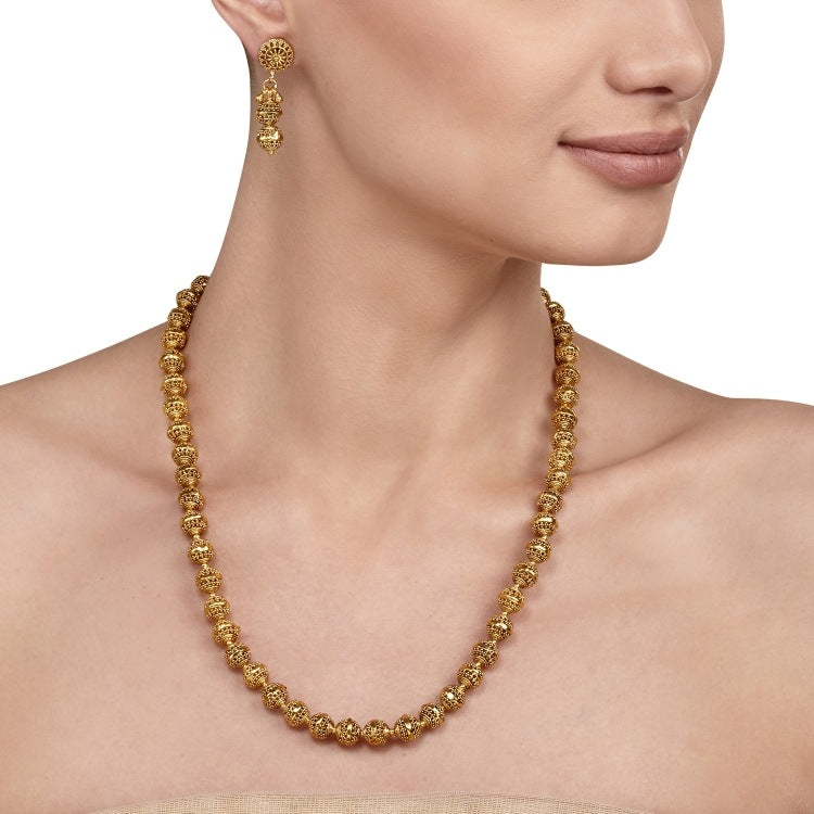 GOLDEN BALL NECKLACE
