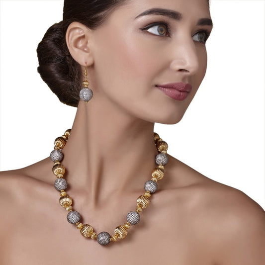 VICTORIAN GOLD BALL SET