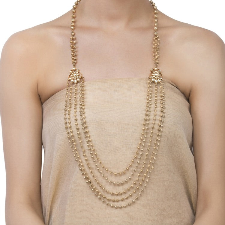KUNDAN MULTI STRING NECKLACE