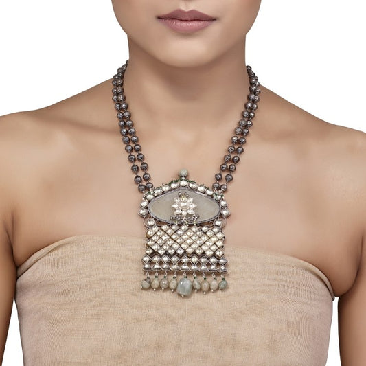 Kundan Aventurine Pendant