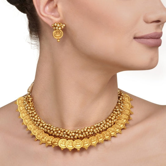 GOLDEN COIN GHUNGROO SET