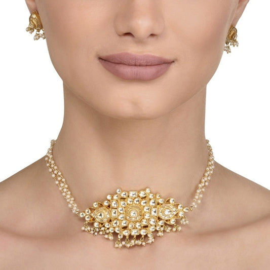 GOLDEN KUNDAN CHOKER