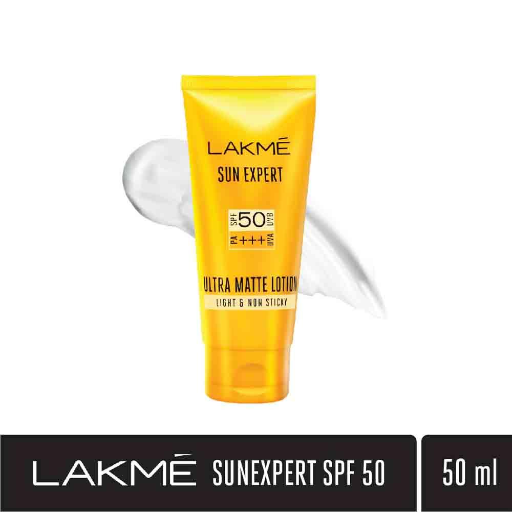 Lakmé  Sun Expert SPF 50 PA+++ Ultra Matte Lotion, 50 ml