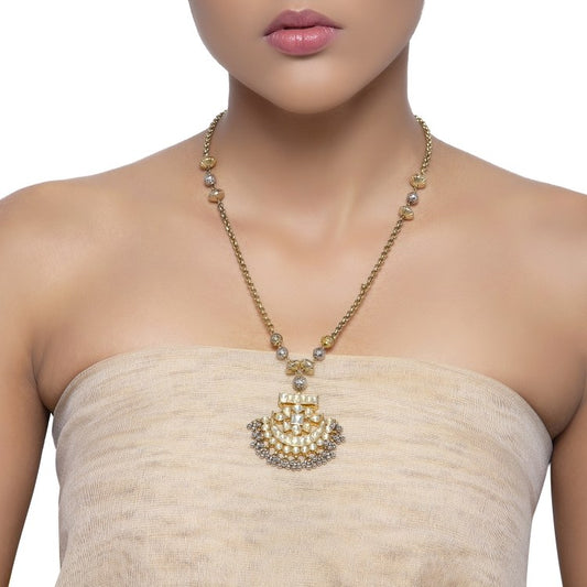 KUNDAN GHUNGROO PENDANT