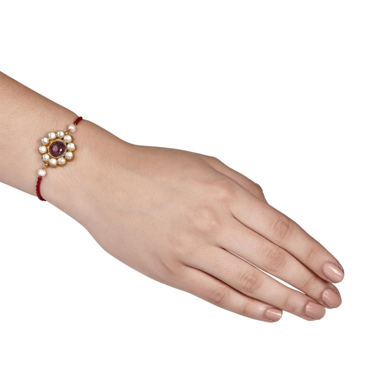 KUNDAN TOURMALINE RAKHI