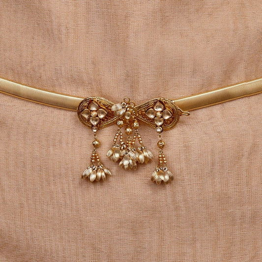 KUNDAN PEARL DROP BELT