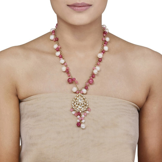 Kundan Baroque Pearls Pendant