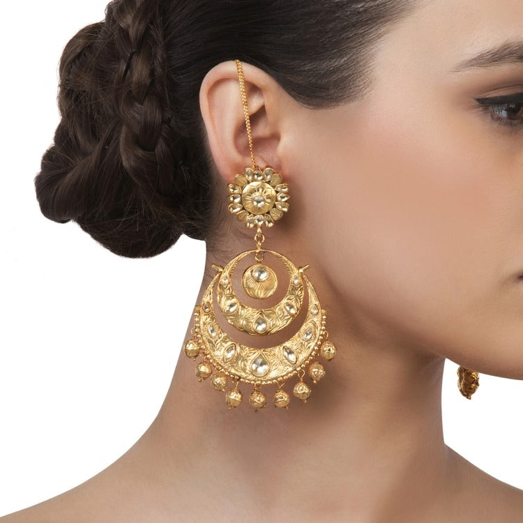KUNDAN GOLD CHANDBALI