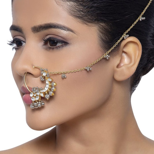 KUNDAN GOLDEN SILVER NATH