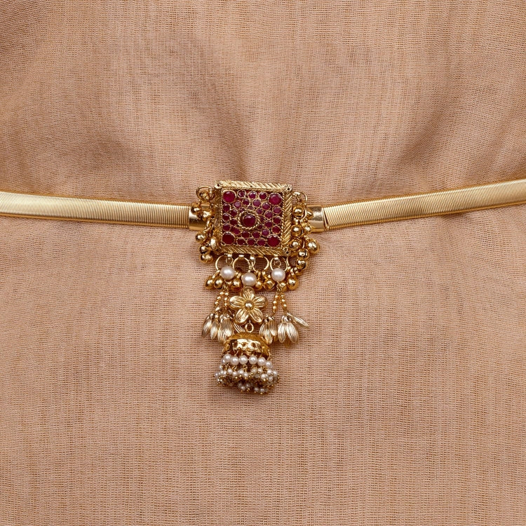 RUBY PEARL GOLDEN BELT