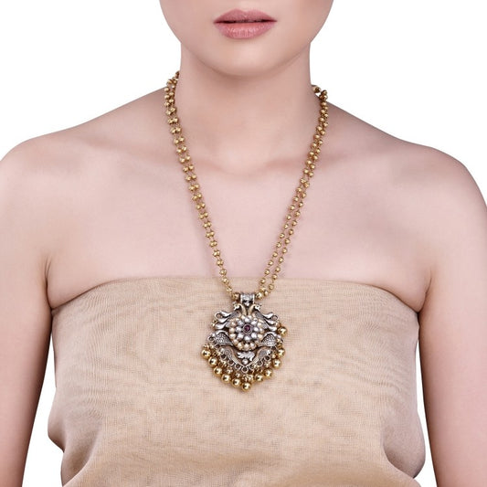 KUNDAN BUSH PENDANT NECKLACE