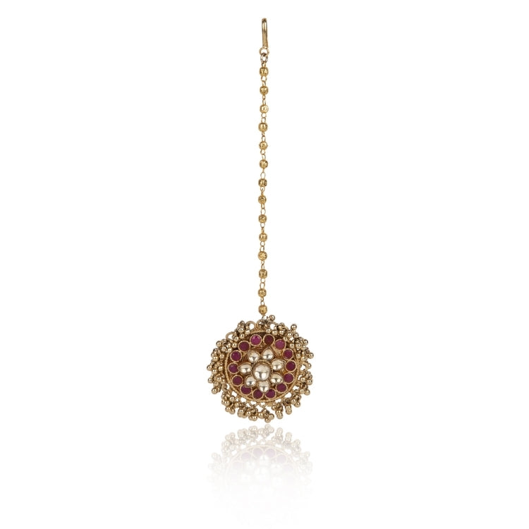KUNDAN RUBY ROUND TIKKA