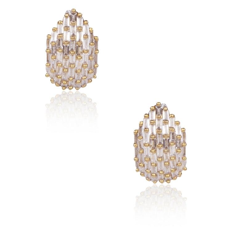 FINE ZIRCON DOT EARRING