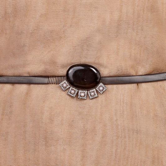 ZIRCON BLACK ONYX BELT