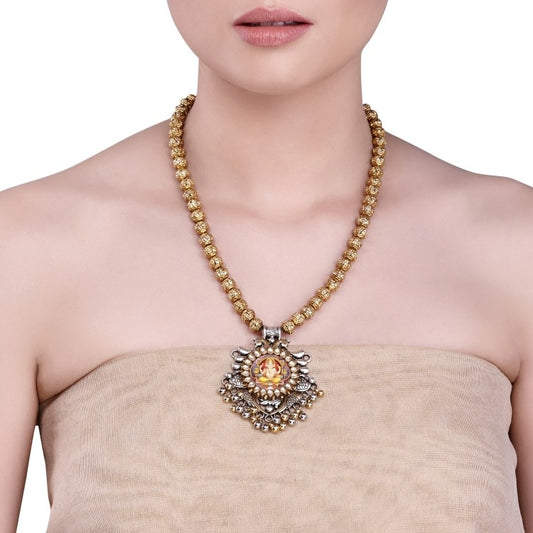 TRIBAL GANESH PENDANT NECKLACE