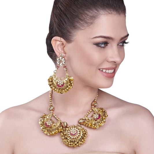 Tribal Kundan Chand Set