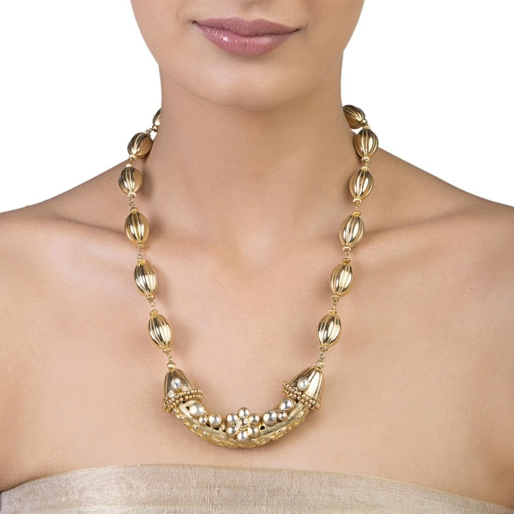 KUNDAN DHOLKI NECKLACE