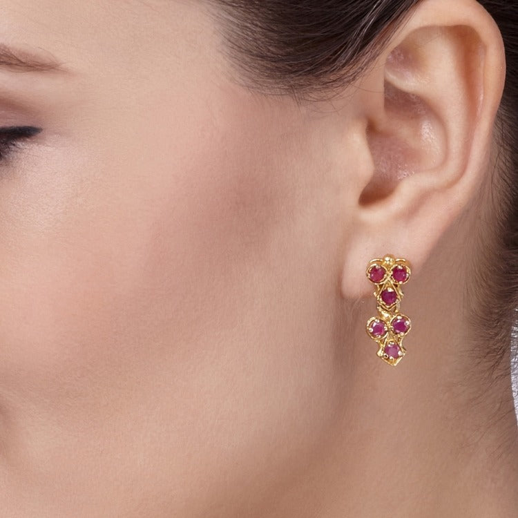 VICTORIAN RUBY ROUND SET