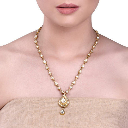 KUNDAN DROP PENDANT