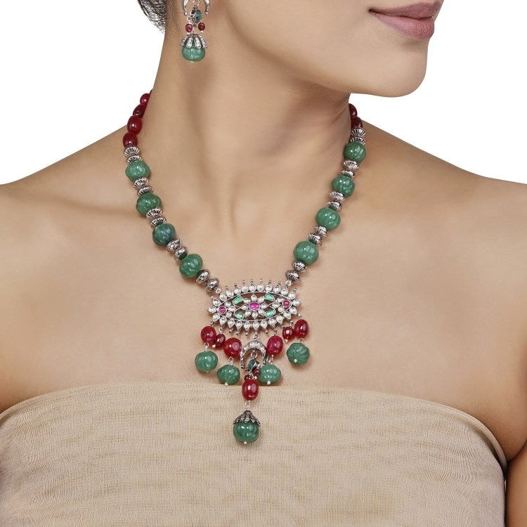 Kundan Ruby Set