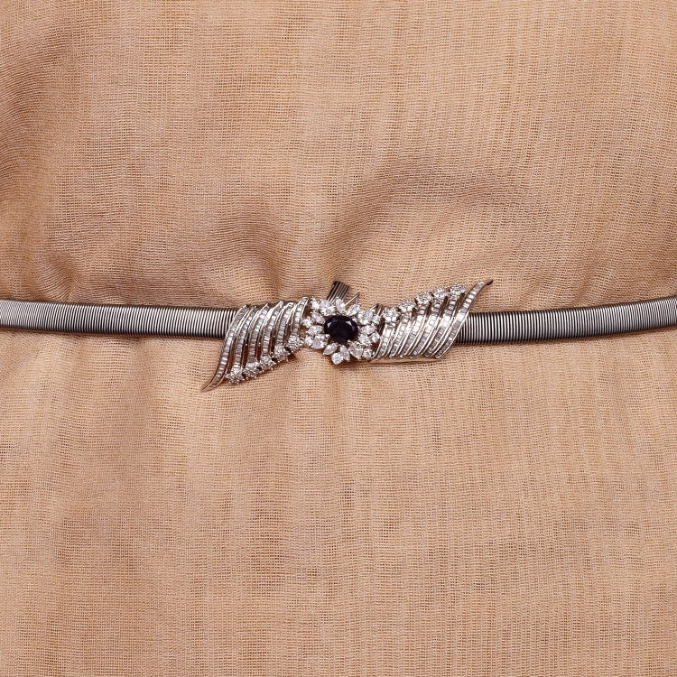 ZIRCON BLUE ONYX BELT