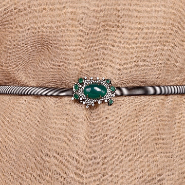ZIRCON GREEN ONYX BELT