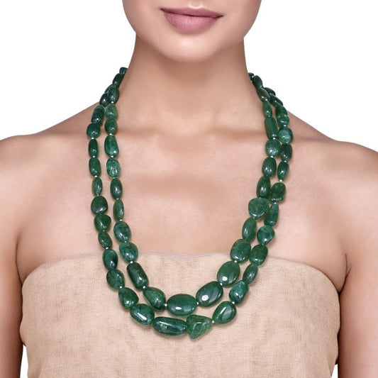 TUMBLE GREEN ONYX STRING