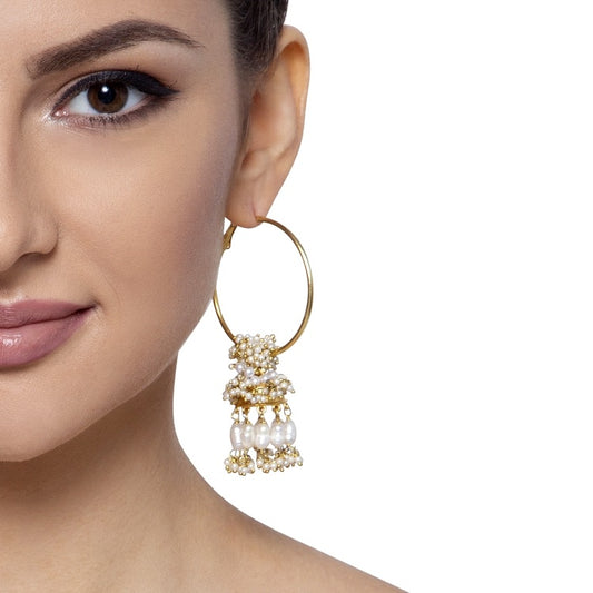 PEARLS BALI EARRING