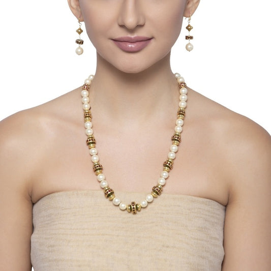 GOLDEN SHELL PEARL STRING