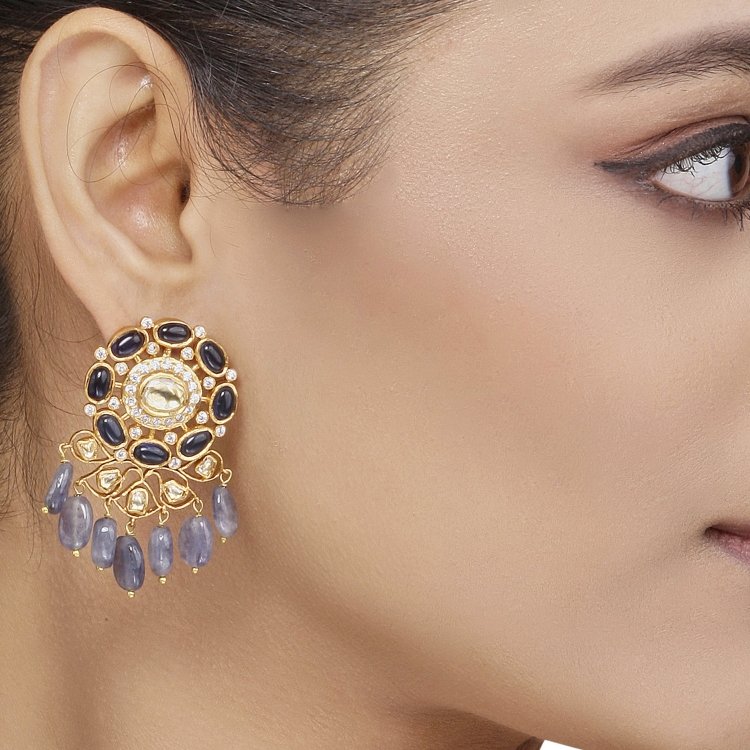 Kundan And Zircon Earring