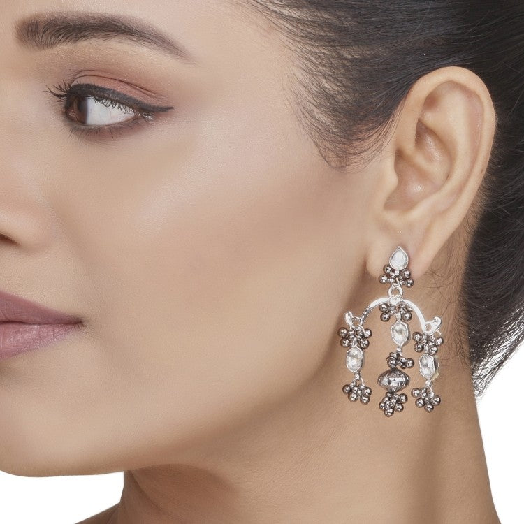 Kundan Balls Drop Earring