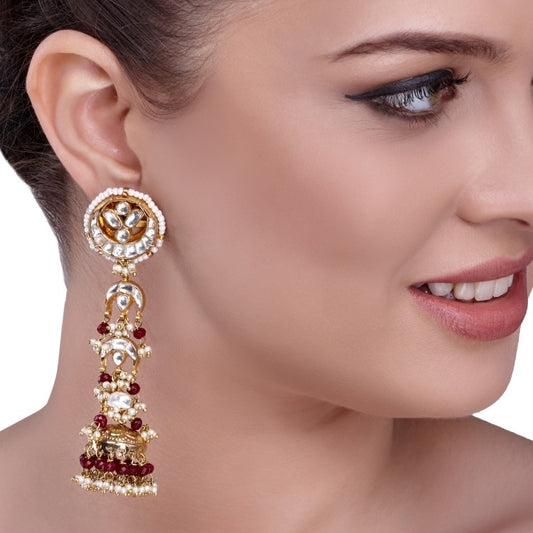 KUNDAN CRESCENT JHUMKI