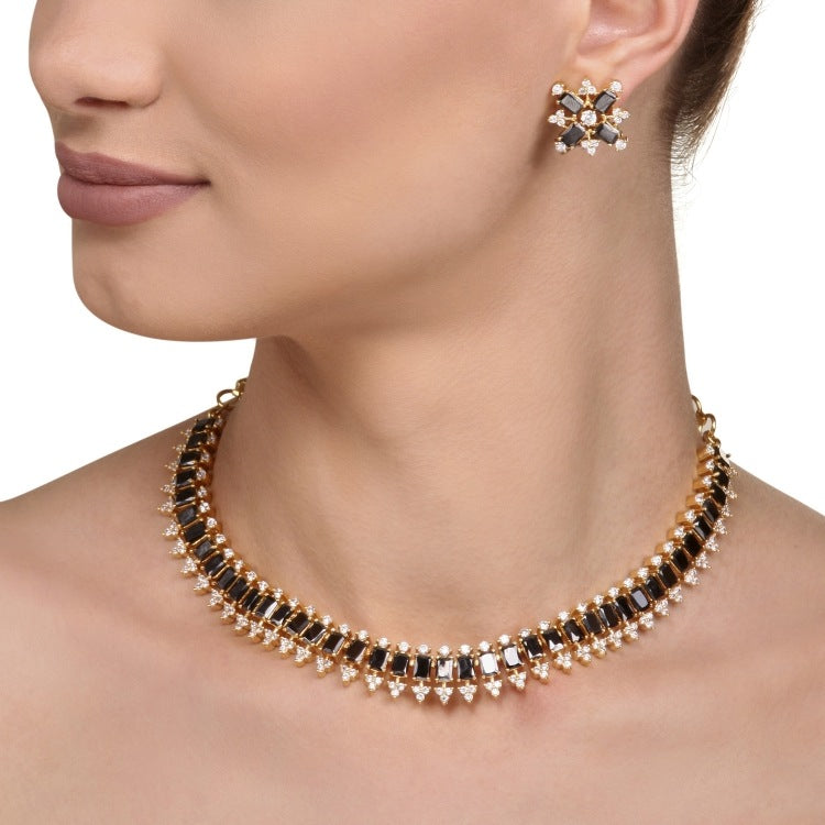ZIRCON BLACK ONYX SET