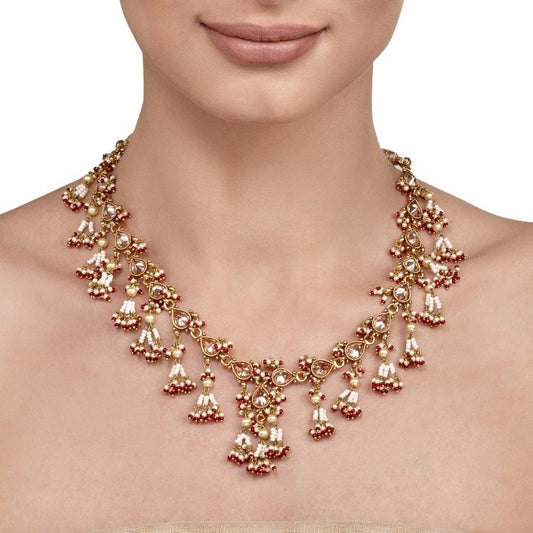 CITRINE PEARL NECKLACE