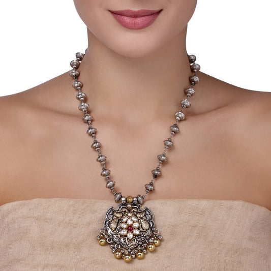 TRIBAL KUNDAN  PENDANT NECKLACE